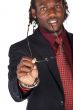 Handsome African businessman