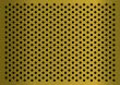 golden gratted metal