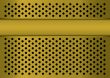gratted gold banner