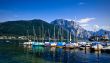 Yacht club in the Alps