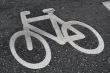 Bicycle sign on the road