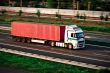 Freight truck on motorway