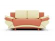 Sofa over white
