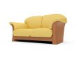Sofa over white