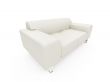 Couch over white