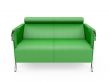 Couch over white