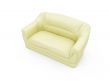 Sofa over white
