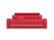 Sofa over white
