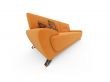 Sofa over white