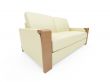 Sofa over white