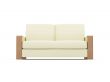 Sofa over white