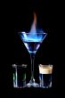 Burning cocktail