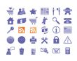 Icons for Internet and Website.