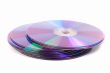 stack of DVD`s