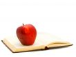 apple on the book