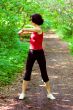sporty woman