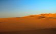 sunset over sahara