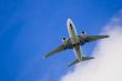 Passenger airplane approaching airport