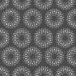 Seamless pattern on grey background