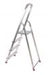 aluminium ladder on white