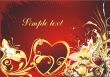 Heart and flowers