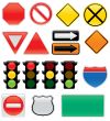 Traffic and Map Signs and Symbols