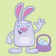 Silly Easter Bunny Cartoon