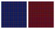 Vector illustration of checkered patterns