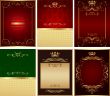 Set of abstract backgrounds vector