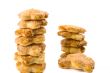 two stacks of cookies