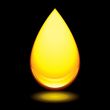 amber droplet black