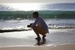 Photographer on a beach