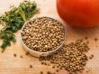 The seeds of coriander
