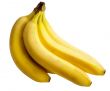 Yellow ripe bananas isolated