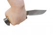Knife in hand (with clipping path)