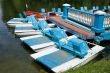 boating station with catamaran