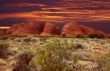 the Olgas. Amazing evening sky