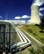 industrial plant and blue sky