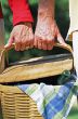 Senior Couple Carrying Picnic Basket