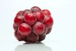 Cluster of grapes isolated on white background