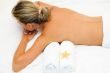 Beautiful woman lying for massage