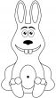 Cartoon rabbit