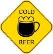 Cold beer sign