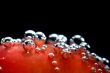plum in water macro