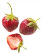 fresh tasty strawberry on white background