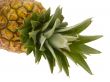 pineapple on white background with clipping path