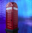 Toy English Phone Booth