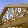 House Frame. Wood. Blue sky
