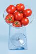 Cherry tomatoes in glass