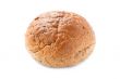 bun with cereals on white